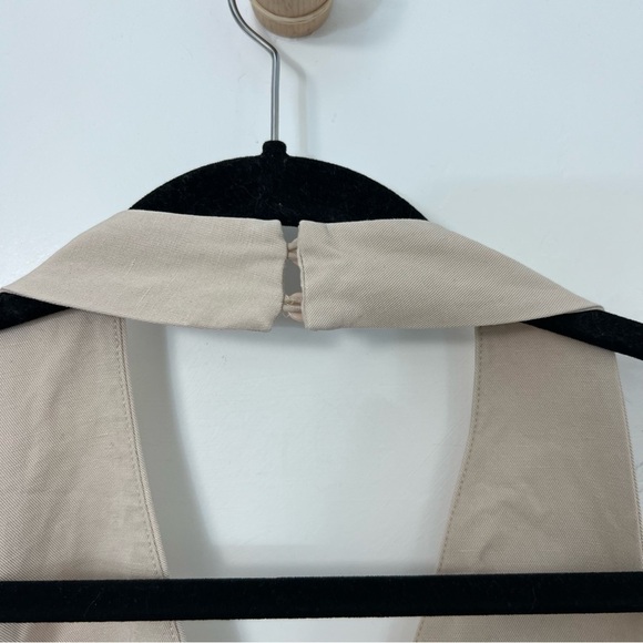 Anthropologie Astr Cream Wide Leg vestJumpsuit, size Small, linen rayon blend - Picture 10 of 13